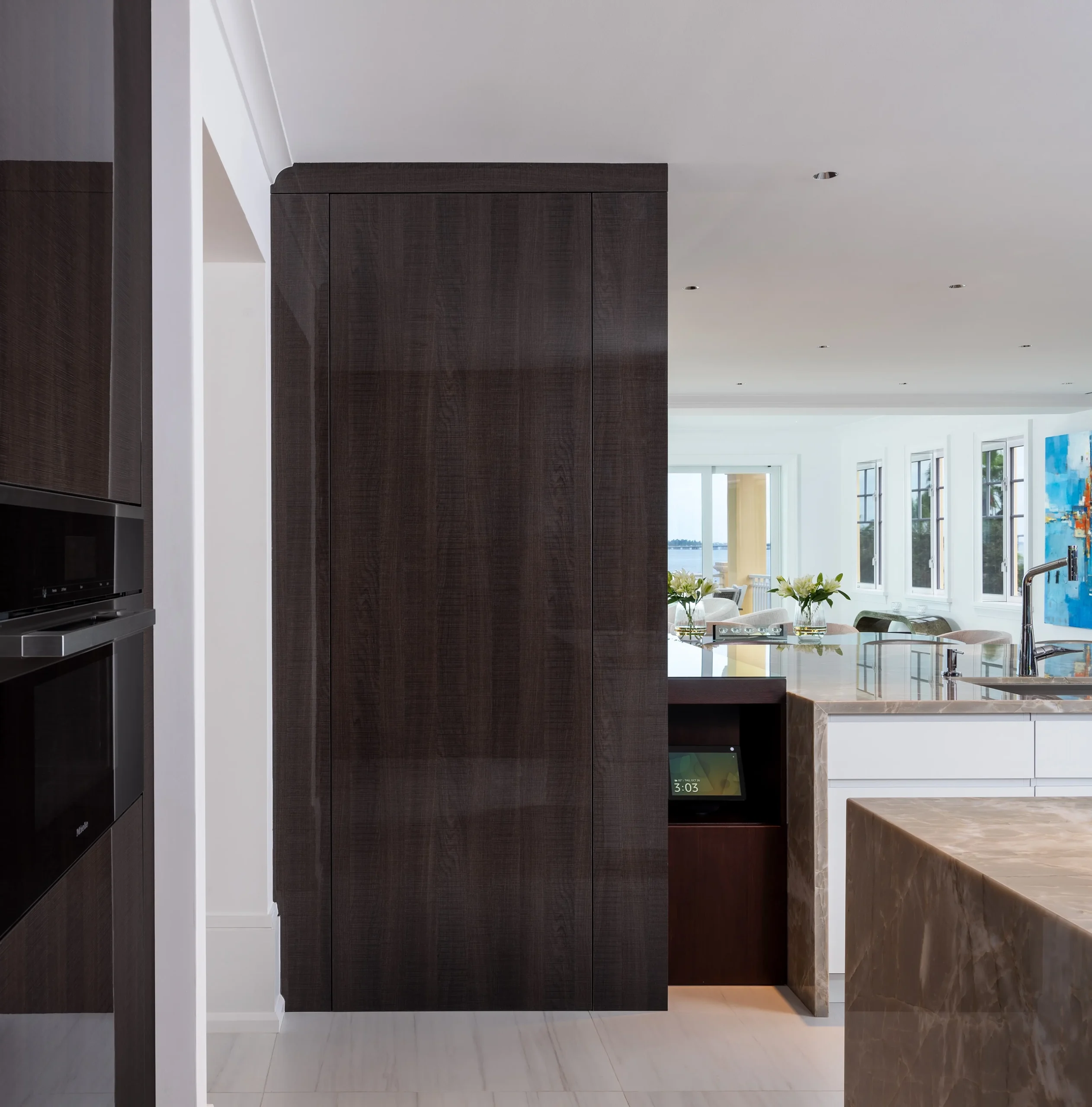 Custom built pantry by Dawn Wallace Design in Vero Beach - Close